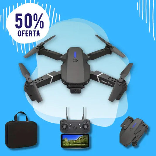 SkyPro™ DRONE PROFESIONAL CON DOBLE CAMARA 4K FULL HD