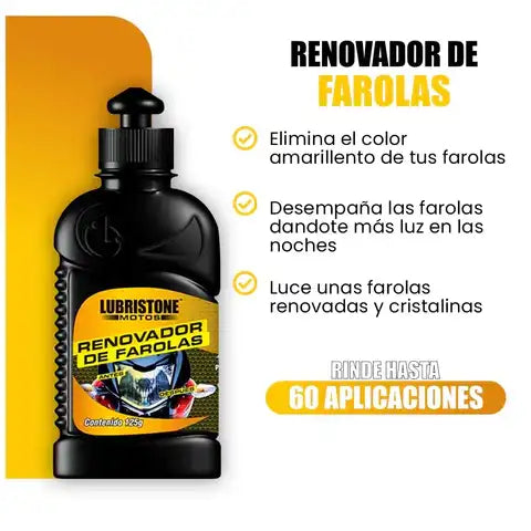 haz que las farolas de tu auto brillen como nuevas.